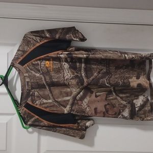 Camo top and jacket together